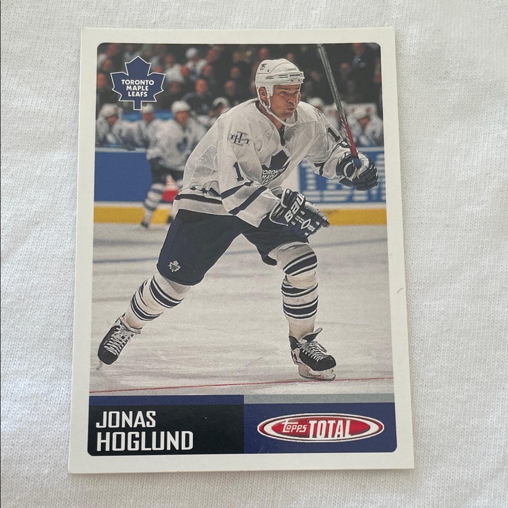 Topps Total Jonas Hoglund #197 Toronto Maple Leafs NHL Hockey Card 2002